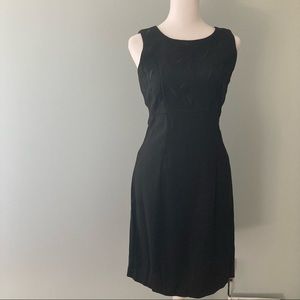 Vintage S. Roberts Black Sleeveless Cocktail Dress size 5/6